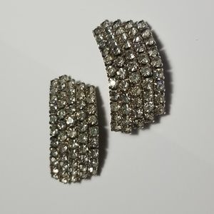 Vintage rhinestone shoe clips